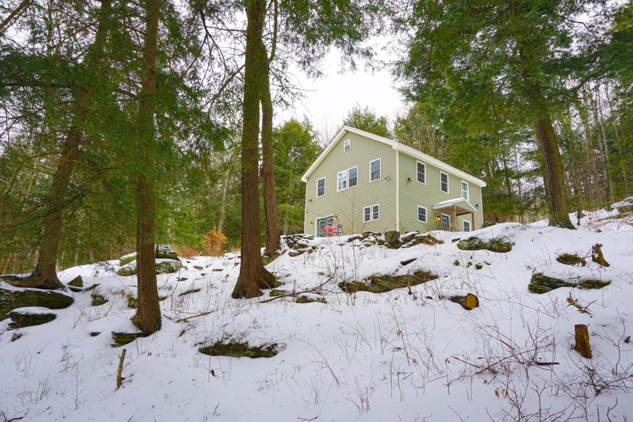 Secluded Streamside Home With Hot Tub Margaretville Dış mekan fotoğraf