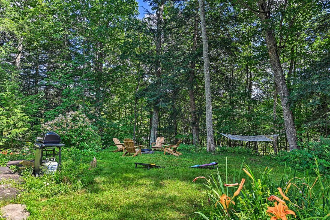 Secluded Streamside Home With Hot Tub Margaretville Dış mekan fotoğraf