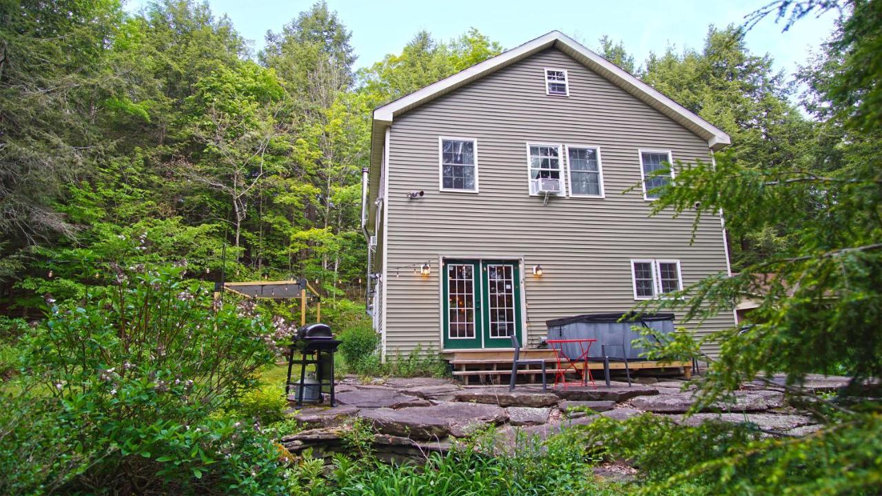 Secluded Streamside Home With Hot Tub Margaretville Dış mekan fotoğraf