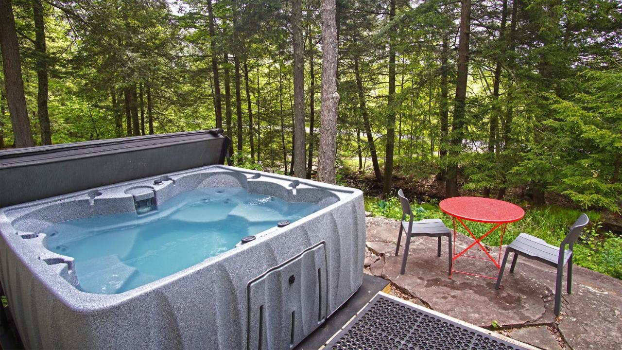 Secluded Streamside Home With Hot Tub Margaretville Dış mekan fotoğraf